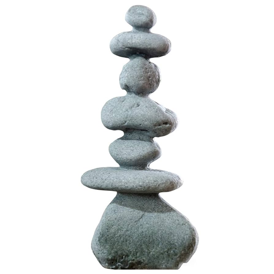置物 Adam Amazon.com: FADECOR 7-Stone Mini Stacked Zen Rock Stone