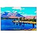 Puzzles Irlande Connemara Lake Puzzle 1000 pièces pour Adultes et Famille Souvenir de Voyage en Bois 30x20 Pouces