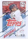 2021 Topps Traded and Update Series Baseball Unopened Blaster Box of Packs with 99 Cards including One EXCLUSIVE 70th Anniversary Patch and Possible Rookies Autographs and Jersey Cards