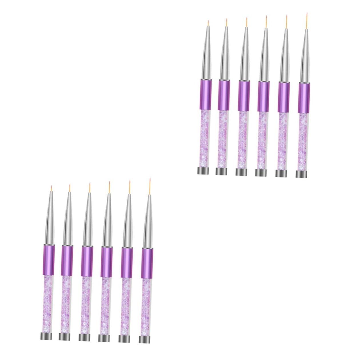 Healeved 12pezzi Per Nail Art Penne Liner Per Unghie e Maneggevoli Per Decorazioni Unghie Design Chic e Facile