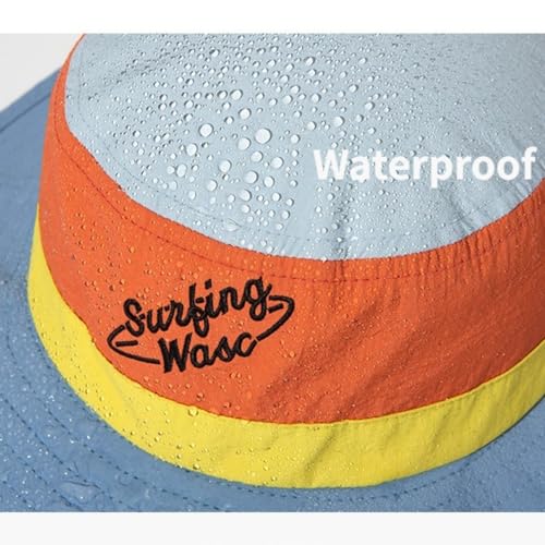 Sombrero impermeable de bloque de color para exterior miniatura 4