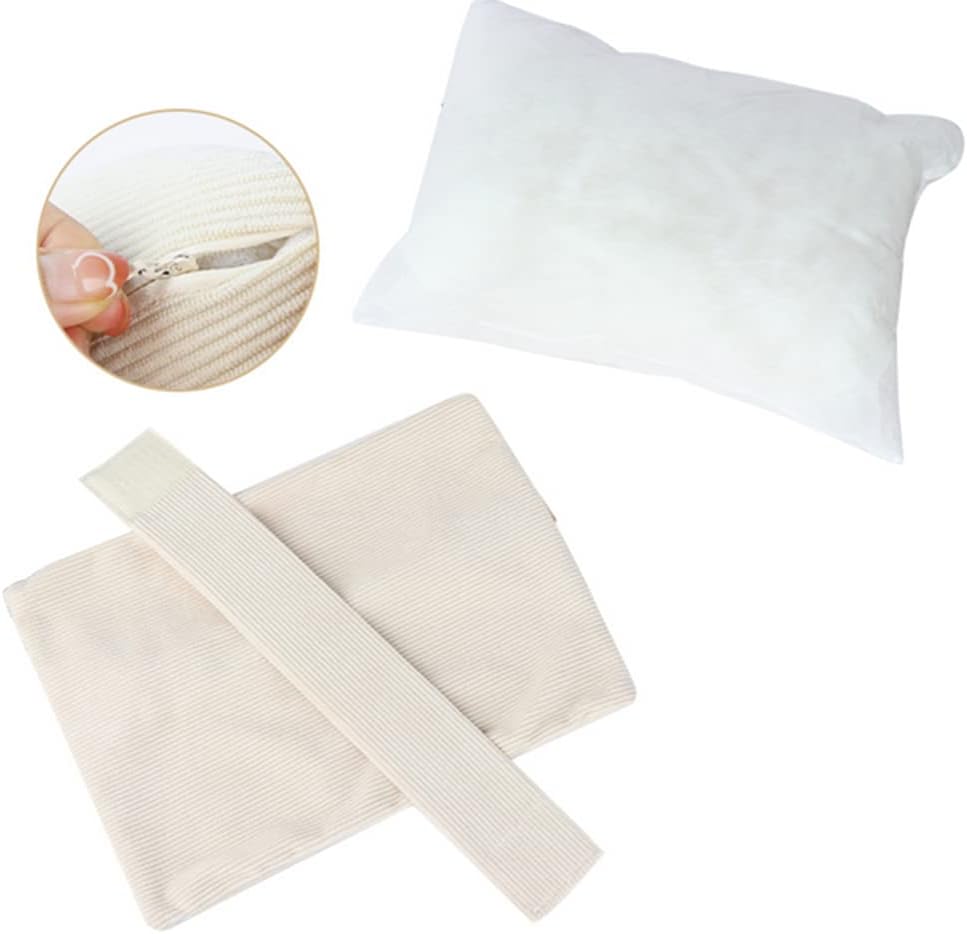 Car Wait Lumbar Pillow Back Cushion Soft Chair Bowknot Plush Cushion Sofa Decorative Throw Pillows Bow Tie Pillow (Beige, 38×33cm/14.96"×12.99")