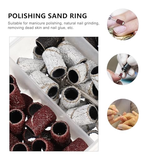 PRETYZOOM Kit de 75 Anillos de Lima para Manicura miniatura 7