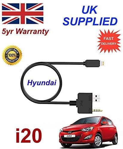 For Hyundai i20 iphone 6 6s 7 8 SE 5 X audio cable 8 pin