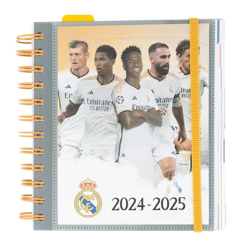 Grupo Erik - Agenda 2024 2025 Journalier Real Madrid | Agenda Scolaire Spirale - Août 2024 à Juin 2025