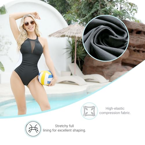 One Piece Swimsuit Womens Tummy Control Swimsuit Sexy Crisscross Back Bathing Suit ﻿ ﻿3