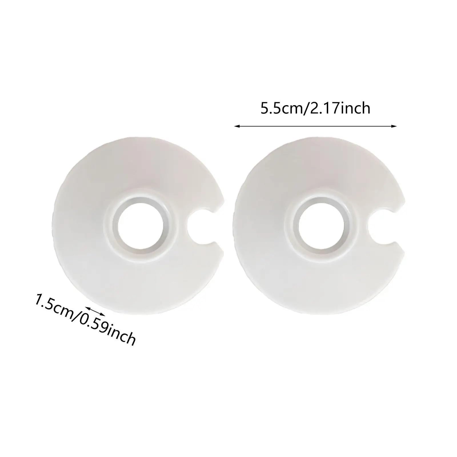 Lot de 6 paniers de bâtons de randonnée, protections de pointe de rechange pour bâtons de marche, paniers de boue et de neige en ABS