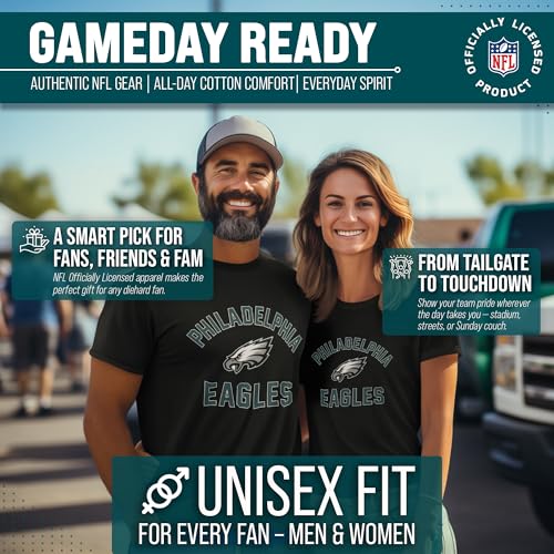 Image of NFL Gameday Cotton Blend T-Shirt for Men and Women - Licensed