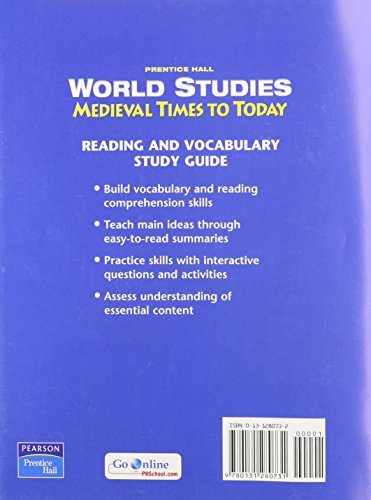 World Studies: Medieval Times to Today - Reading and Vocabulary Study Guide - Image 2