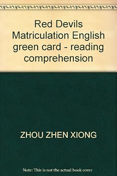 Paperback Red Devils Matriculation English green card - reading comprehension Book