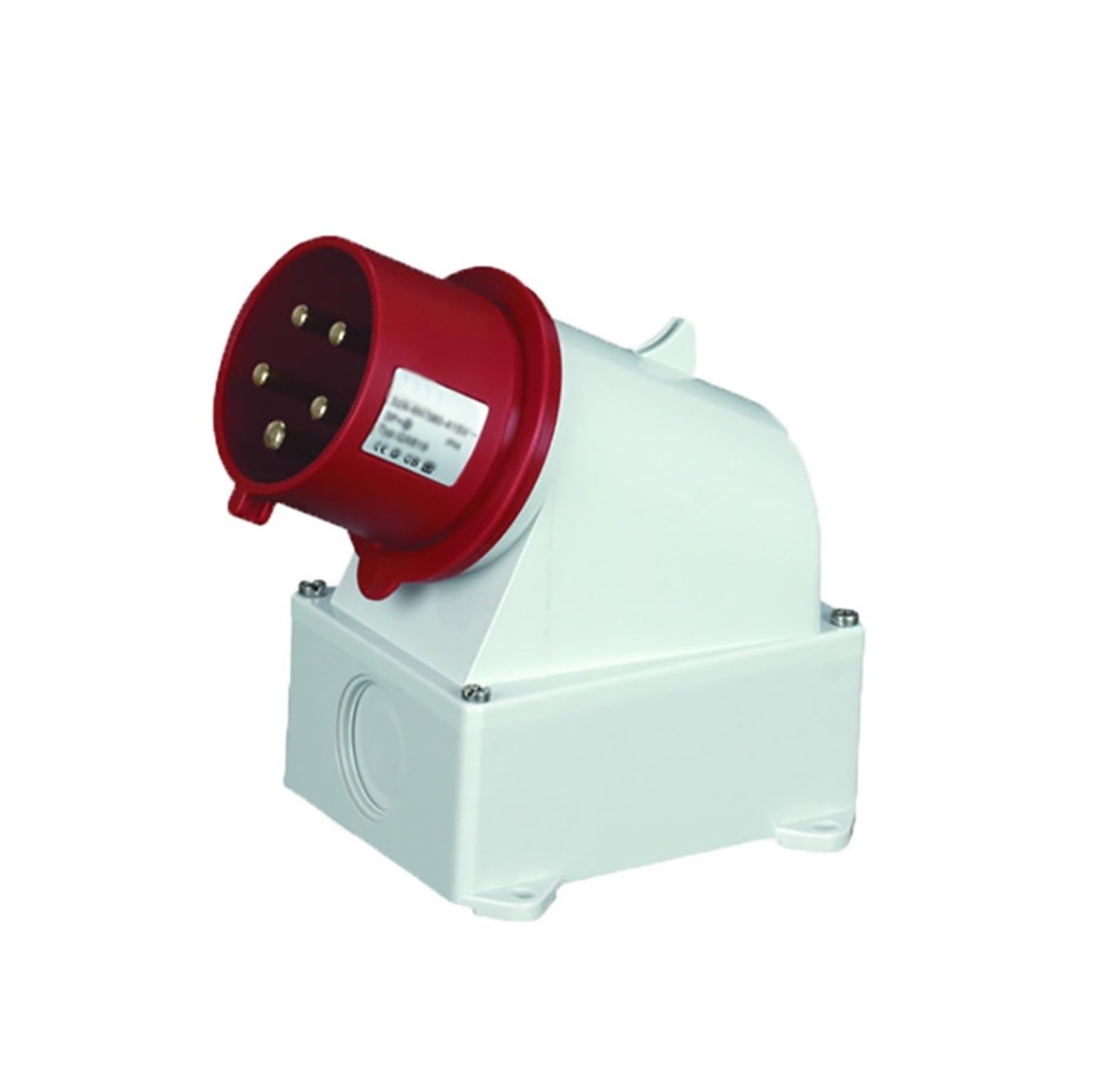 Conector Industrial SP-1008 para Tomas de Corriente Exteriores y Talleres Sucios