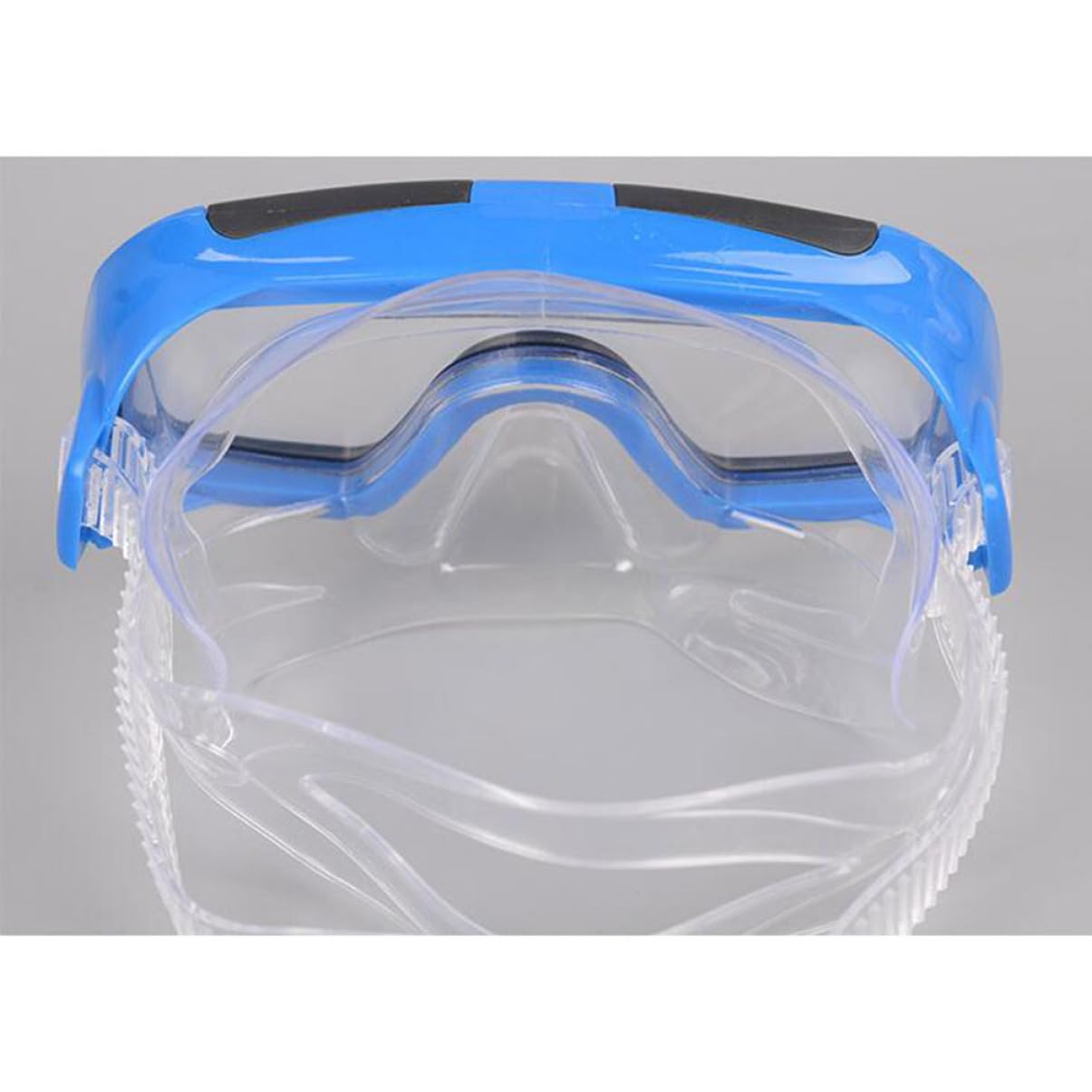 HANABASS Diving Gear Set Silicone Snorkeling Mask Breathing Tube and Comfortable Flippers for Outdoor Underwater
