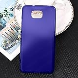  MELOENVIAS Funda Carcasa para BQ AQUARIS U2 / U2 Lite Gel TPU Liso Mate Color Azul