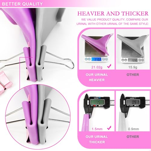 Gmeily 010400 4 Pcs Female Urination Device Female Urinal thumb #4