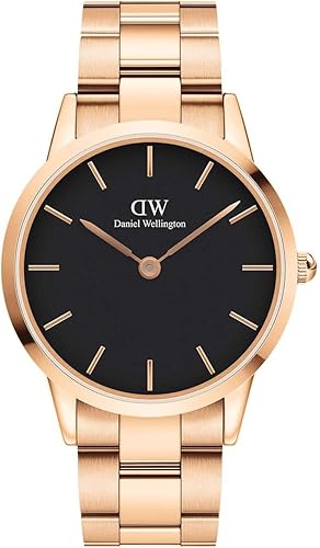 Miniatura 9 de Daniel Wellington Iconic Link Reloj pulsera de eslabones de oro rosa o plata