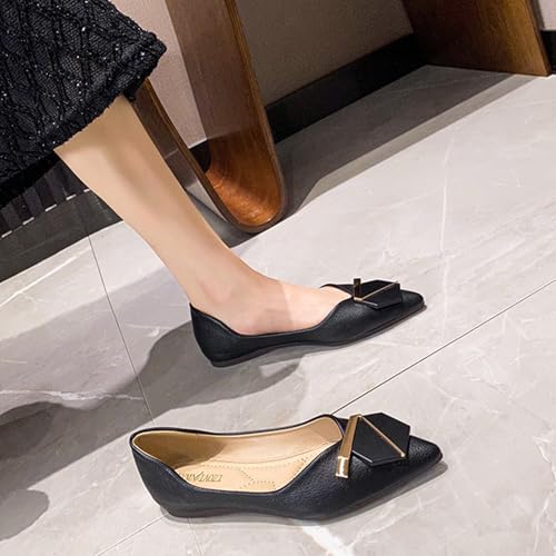 Comfortable Walking Flats for Women, Closed Pointed Toe Dressy Casual Flats, Slip On Shoes for Work Business4