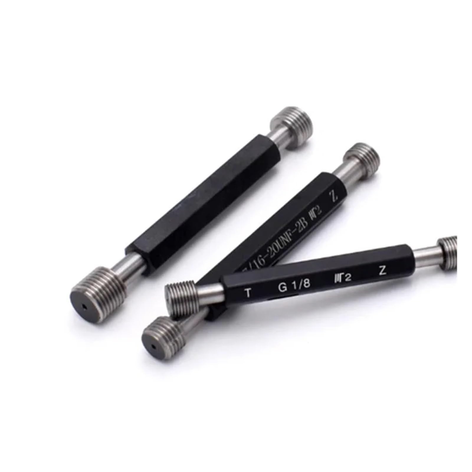 1 pezzo 6H M1-M6.5 calibro in acciaio a tampone con filettatura metrica fine M0.8 .9 M5 M6(M1.8X0.25-6H)