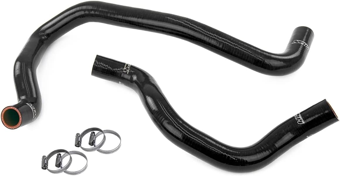 HPS Performance Black Silicone Radiator Hose Kit Compatible for 2014-2019 Chevy Corvette C7 Stingray Z06 6.2L V8, 57-2048-BLK