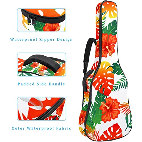 Housse imperméable pour guitare acoustique avec double bandoulière et poche Motif à carreaux et fleurs, Multicolore 07… - Les Beatles, Paul McCartney, John Lennon, RIngo Starr, George Harrison Housse imperméable pour guitare acoustique avec double bandoulière et poche Motif à carreaux et fleurs, Multicolore 07… – Image 5