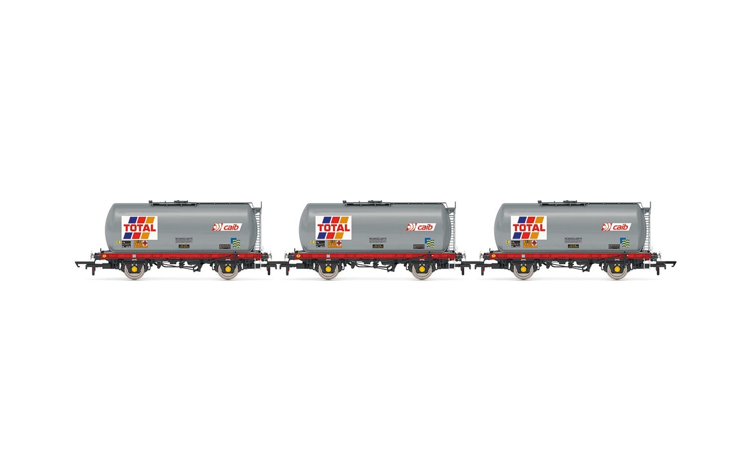 Hornby R60258 Total, TTA Tank Wagon Triple Pack - Era 7 Freight Wagons Wagons & Wagon Packs, 00 Gauge