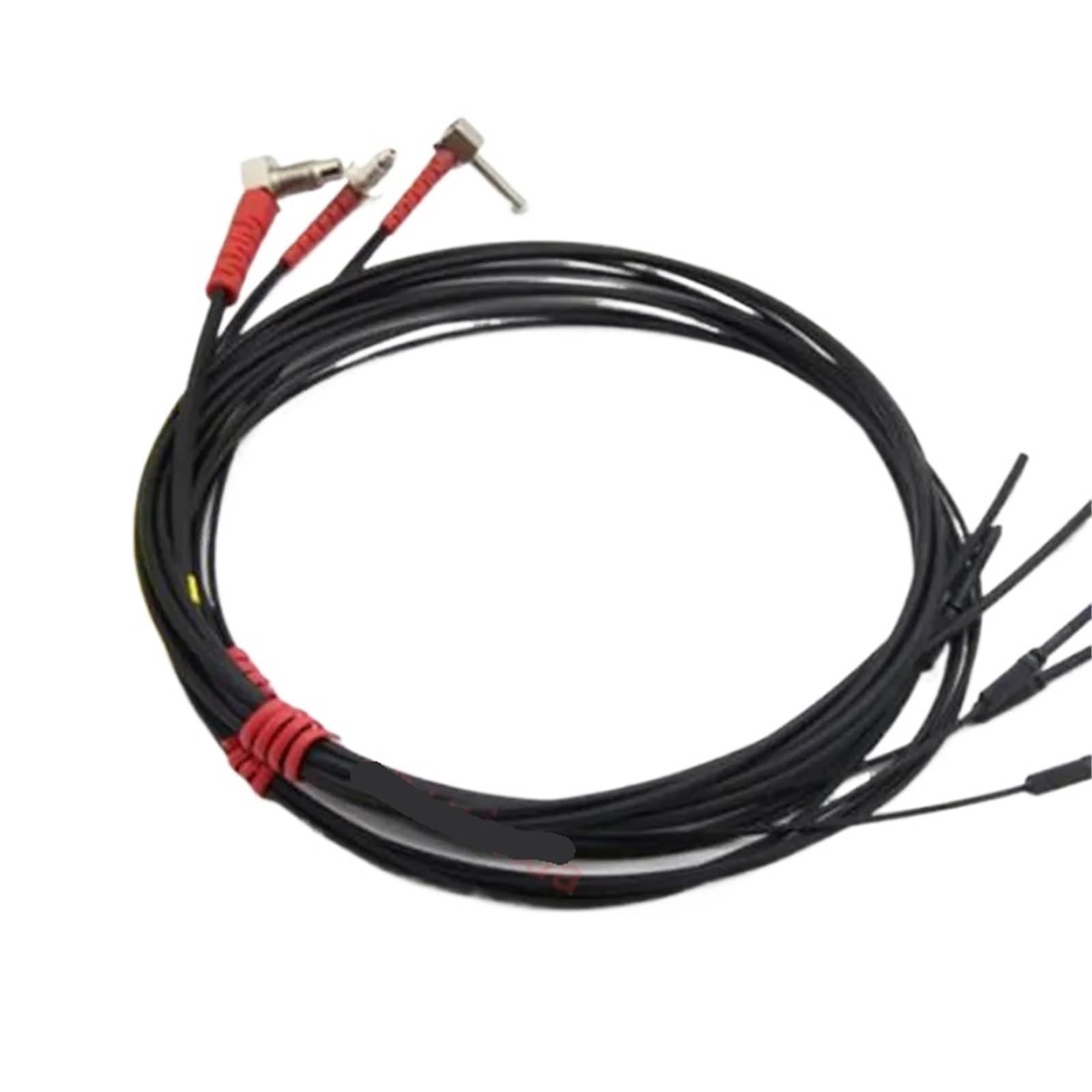 Lot de 2 câbles coaxiaux multicœurs à Fibre Optique réfléchissante Diffuse M3M4M6, coude à 90 degrés, Type L, Angle Droit, amplificateur de Fibre Optique(HRC610-TZ M6 1M)
