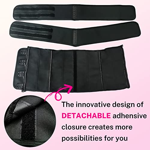 Image of GainKee Clip and Zip Waist Trainer Corset Women Neoprene Worked Out Sweat Vest Body Shaper