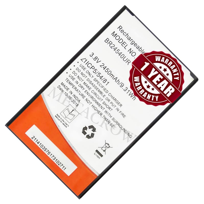 Image of Original BR24540UR Battery Compatible for Intex Aqua S3 - (2450mAh) - 1 Year Warranty JK1