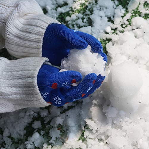 Image of Evridwear Kids Winter Gloves,3 Pairs Knit Warm Stretch Gripper Children Magic Glove for Boys Girls 4-14 Years
