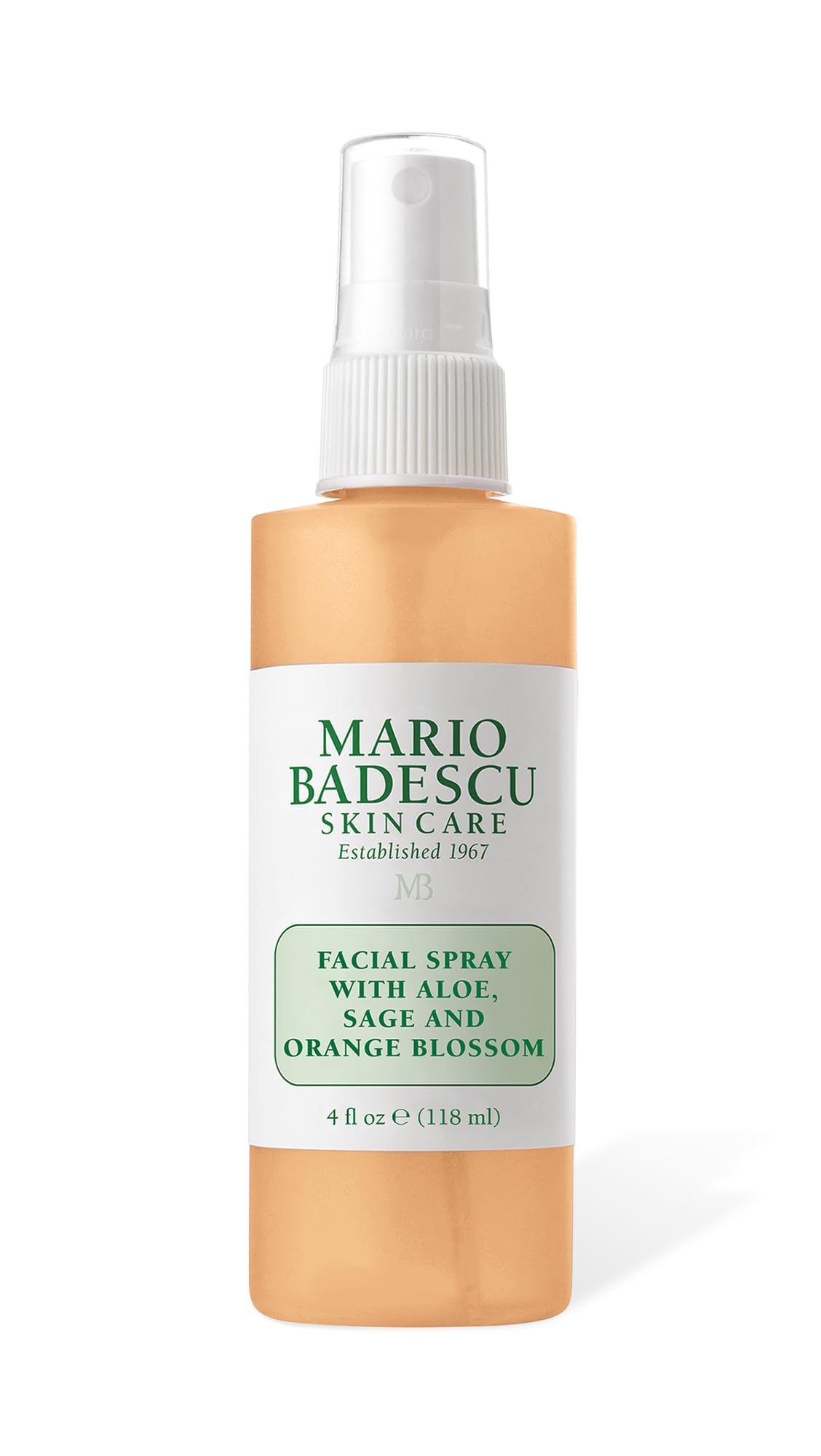Mario Badescu Facial Spray with Aloe, Sage and Orange Blossom for All Skin Types | Face Mist that Hydrates & Uplifts | 8 FL OZ