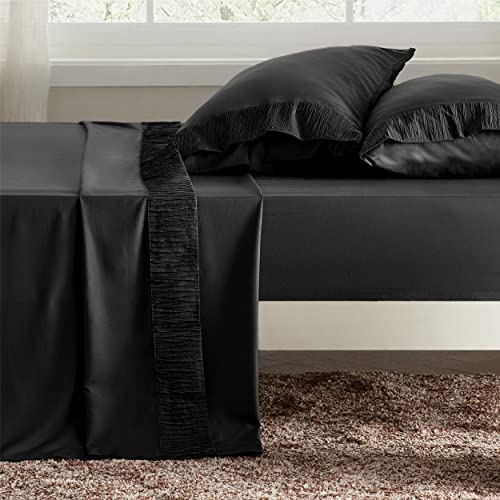 Bedsure Black King Size Comforter Set Bundle King Size Sheets Black #TOP5