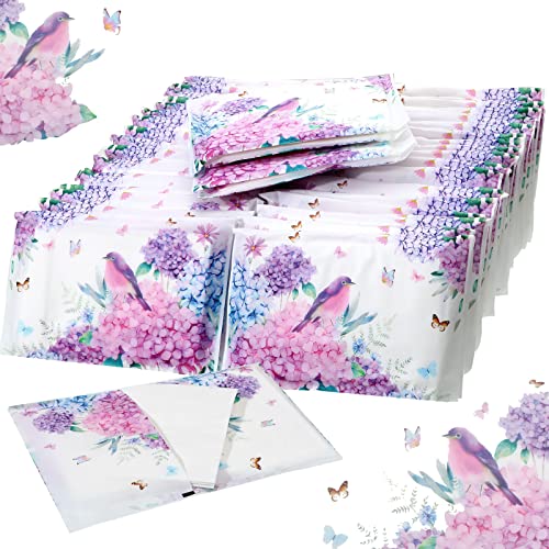 Image of Geyee 50 Pack Travel Tissue Packets Facial Paper Napkins, Hydrangea