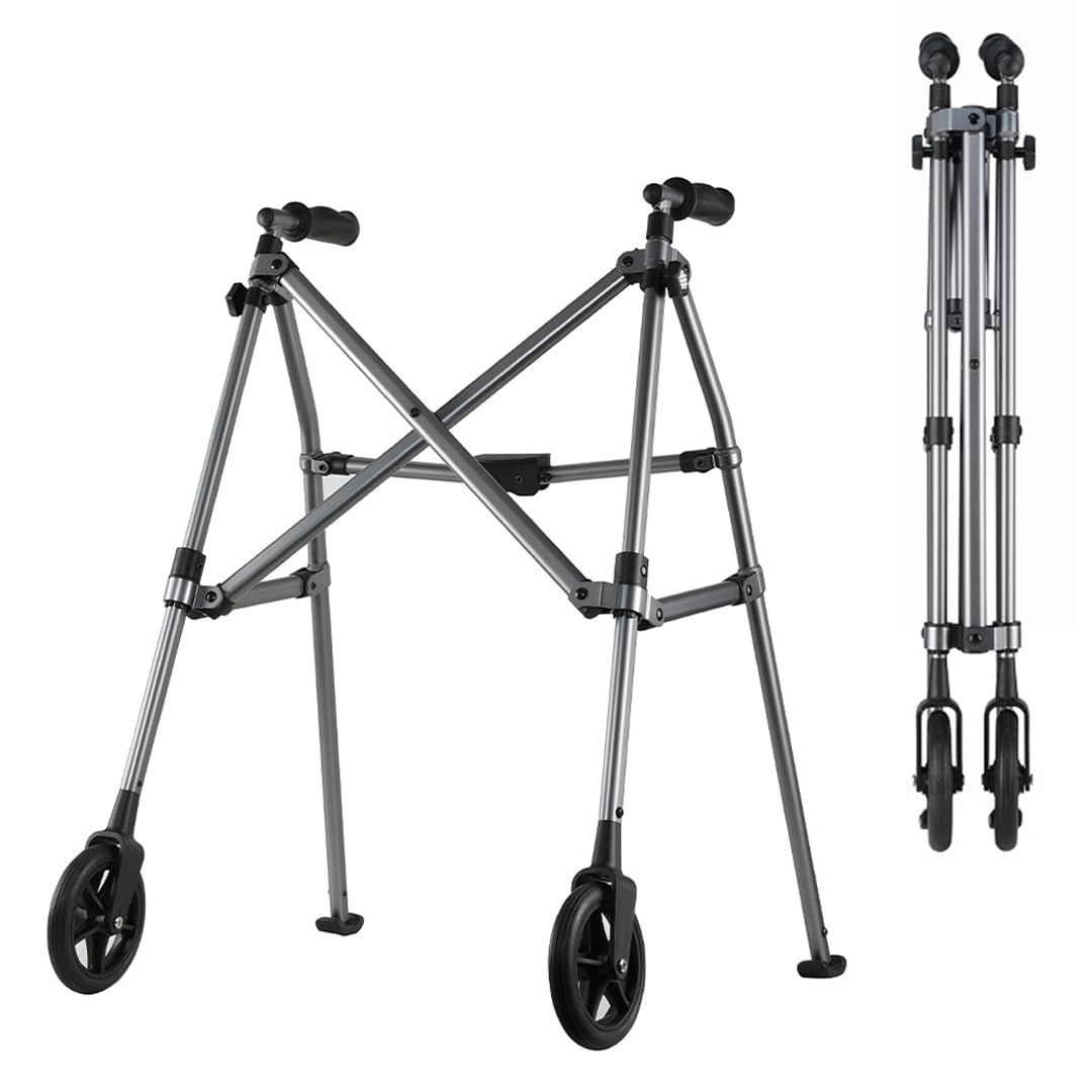 Amazon.co.jp: 歩行器 折りたたみ式 ローラーウォーカー 持ち運びが