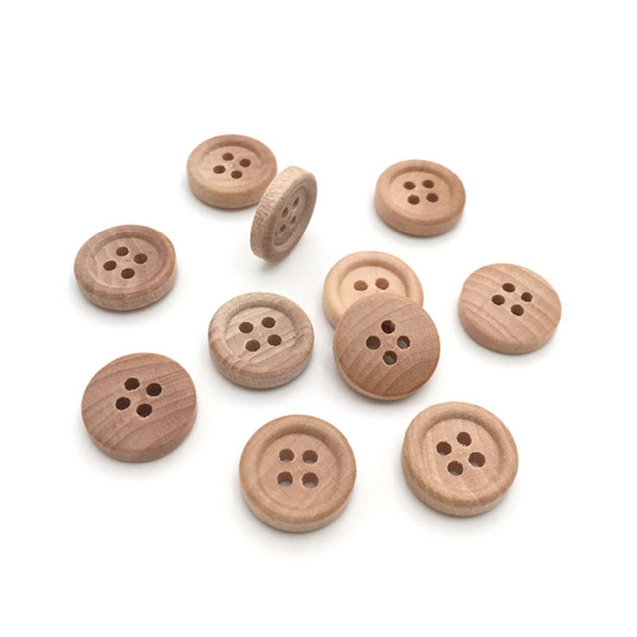 Guziki z żywicy do rękodzieła, 50 szt. Kolorowych guzików dziennika Drewniane guziki Retro Decor Buttons