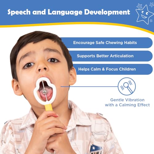 Image of Abley's Speech Therapy Tongue Exercise Tool | Professional Oral Motor Training Aid for Kids & Adults | Ideal for Speech Therapy & Tongue Strength Exercises | Yellow