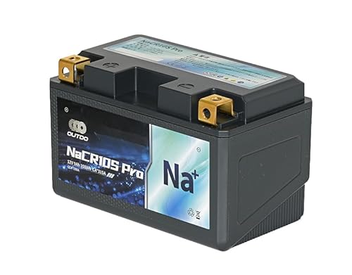 OUTDO NaCR10S Pro �i�g���E���C�I���o�b�e���[ �o�C�N�p �y YTZ10S / DYTZ10S / FTZ10S �݊� �z �������u�\ ���΃��X�N�� �ߕ��d�ɋ��� �o�C�N �o�b�e���[ ��֗p