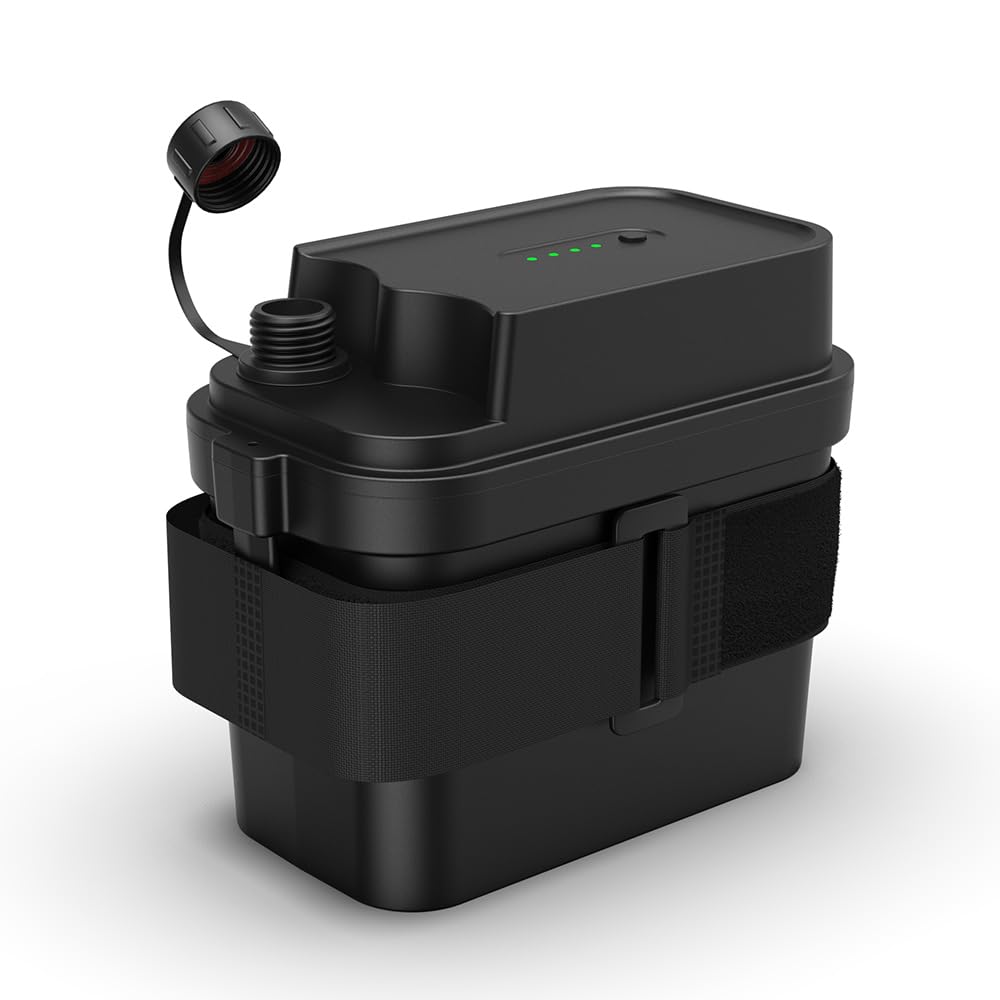 AFTERTECH PACCO BATTERIA PILA IMPERMEABILE WATERPROOF 12V 6000mAh 6Ah RICARICABILE AL LITIO IP67 102x56x82mm G1D2