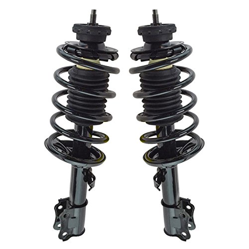 Image of TRQ Front LH & RH Strut & Spring Assy Set Loaded Pre-Assembled Coil Spring | TRQ Front LH & RH Strut & Spring Assy Set Loaded Pre-Assembled Coil Spring