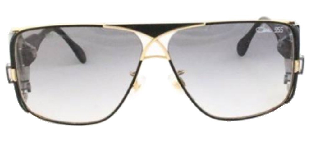 Cazal CZ 955 Sunglasses 302 Black w/Gold Trim 63MM