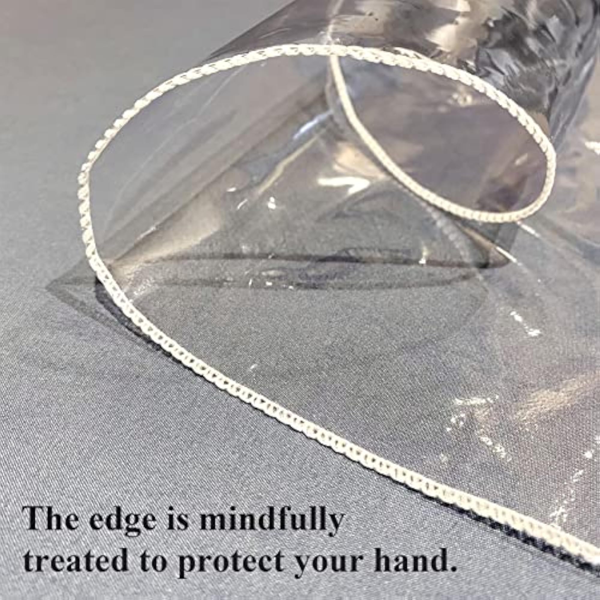 Clear Table Protector, Oval Transparent Cover