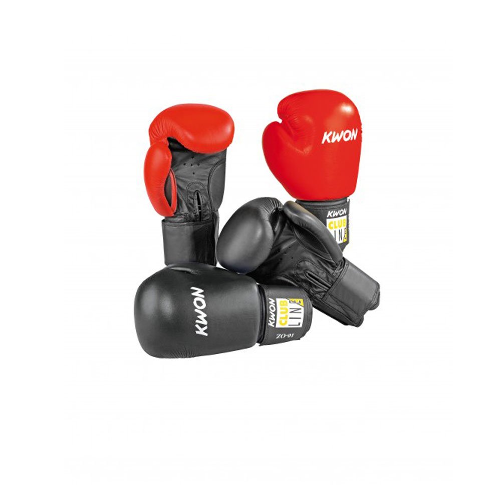Boxhandschuhe POINTER 10 oz, Echtleder, rot