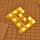 LED Buchstaben MARRY ME - 3D Lampe Beleuchtete Buchstabe 22cm - Dekorations Nachtlicht Lampe MARRY ME - Warm Weiße Lichter für Hochzeit, Geburtstag, Party, Urlaub Haus Bar Weihnachtslampe