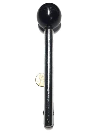 SBDs Pack of 1 World Class Selector Pin - 1/2" Diameter - 4" Locking Grip Length Cotterless Detent Hitch Pin | OEM Grade Fitness Eqpt Weight Stack Selector Keys - Round Phenolic Knob
