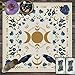 Knana Tarot Altar Cloth - Silk Witchcraft Mat for Reading - Includes Tarot Card Bag (Sun Moon)