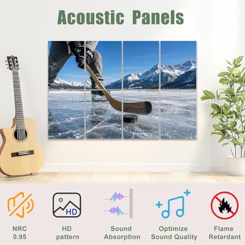 Paneles acústicos decorativos para pared 8 piezas 48"x32" miniatura 3