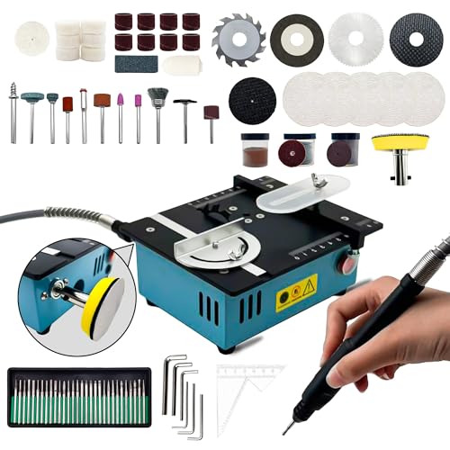 Mini Table Saw for Crafts with Dual 775Motors & Switches,