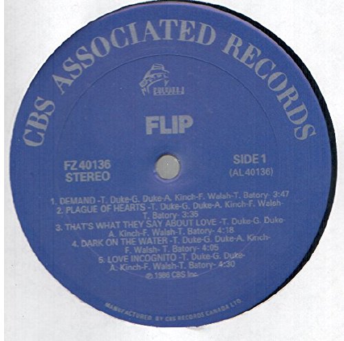 Vista 2 de Flip 1985 Self Titled LP VG++NM Canada CBS FZ 40136