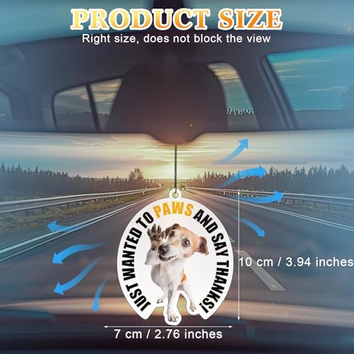 Image of Siifert 12 Pcs Teacher Appreciation Gifts Bulk Funny Car Air Freshener Thank You Hanging Decor Inspirational Team Gift for Nurse Employee Staffs Coworkers
