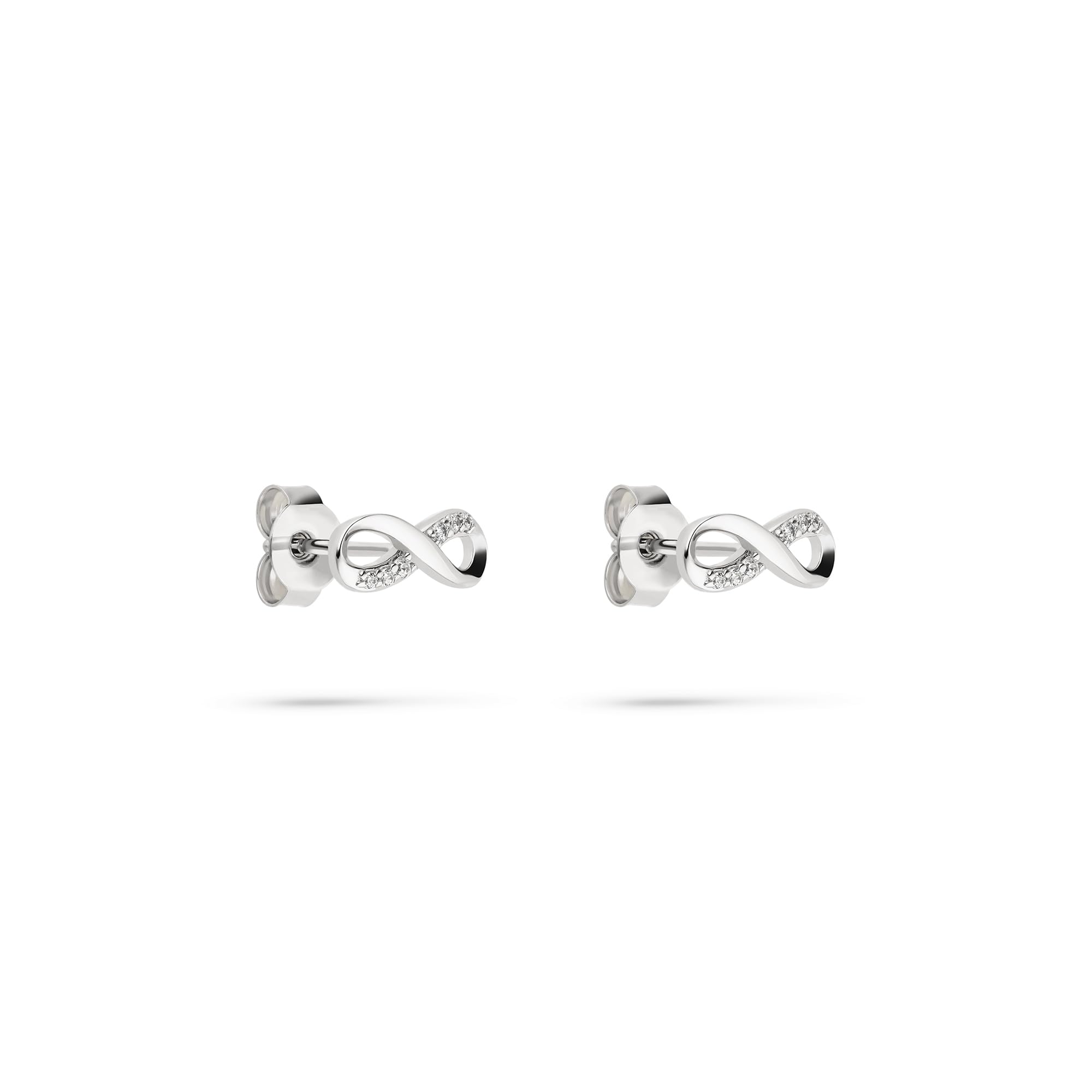 s.Oliver Ohrring – Elegante Ohrstecker aus poliertem 925er Sterling Silber – silber, 10,5 mm