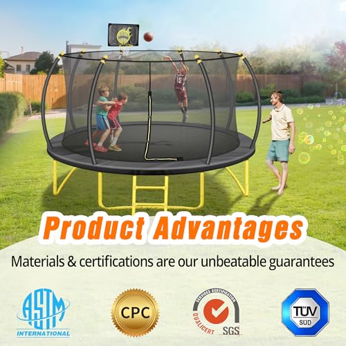 Jins&Vico 12Ft Pumpkin Trampoline thumb #2