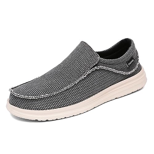 Men's Boat Shoes,Classic Look Lightweight Soft Men's Loafers & Slip-ons,Casual Comfy Breathable Deck Shoes Mens,with Non-Marking Outsole and Drainage - Main Image